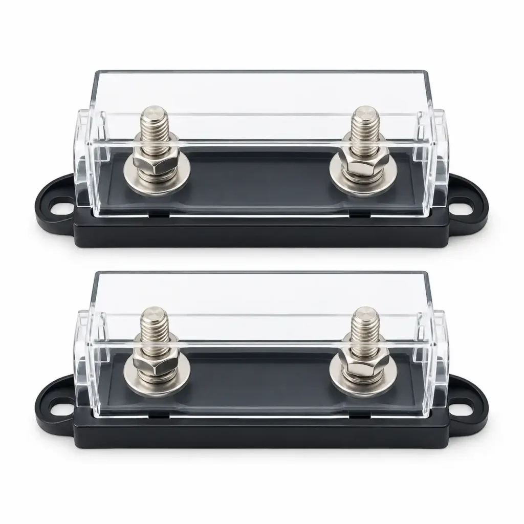 ANM MEGA Fuse Block with transparent protective cover