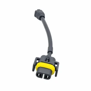 H11 wiring harness with automotive lighting connector