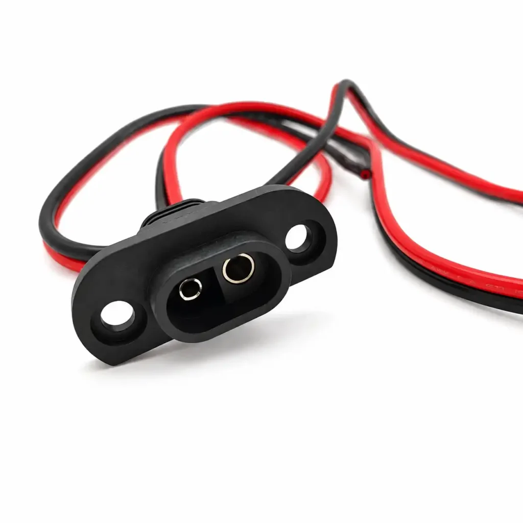 SAE panel mount socket connection detail