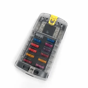 12 circuit fuse block with negative bus for ATO/ATC blade fuses