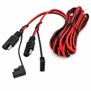 SAE extension cable with 2 pin quick disconnect connector