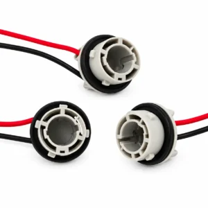 1156 bulb socket with wire for automotive lighting
