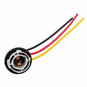 1157 bulb socket with wire for automotive lighting