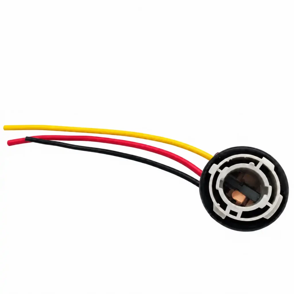 BAY15D bulb socket connector detail for vehicle lights