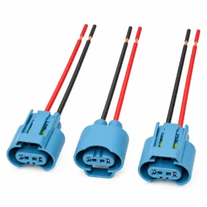 9006 bulb socket with wire for automotive headlight