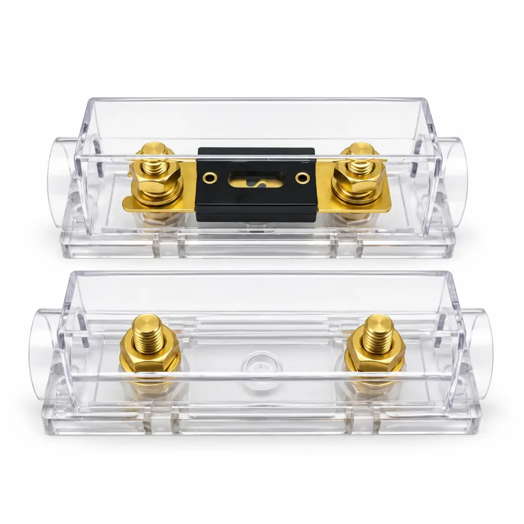 ANL Fuse Holder with transparent protective cover