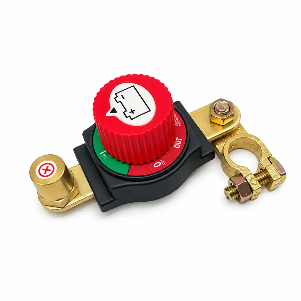 Battery Terminal Isolator Switch detail showing compact terminal mount structure