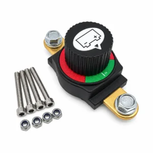Battery Terminal Switch with rotary knob and plastic housing