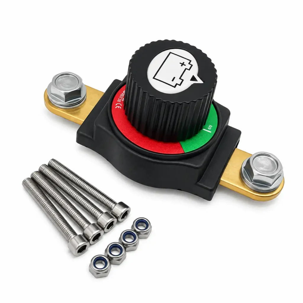 Battery Terminal Switch battery terminal connection detail