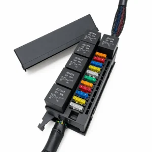 11 way fuse relay box with six JD1914 12V 40A relays and ATO/ATC fuse positions