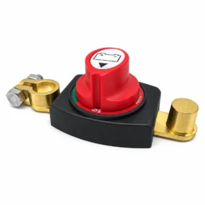 Battery Terminal Disconnect Switch with rotary handle and plastic housing