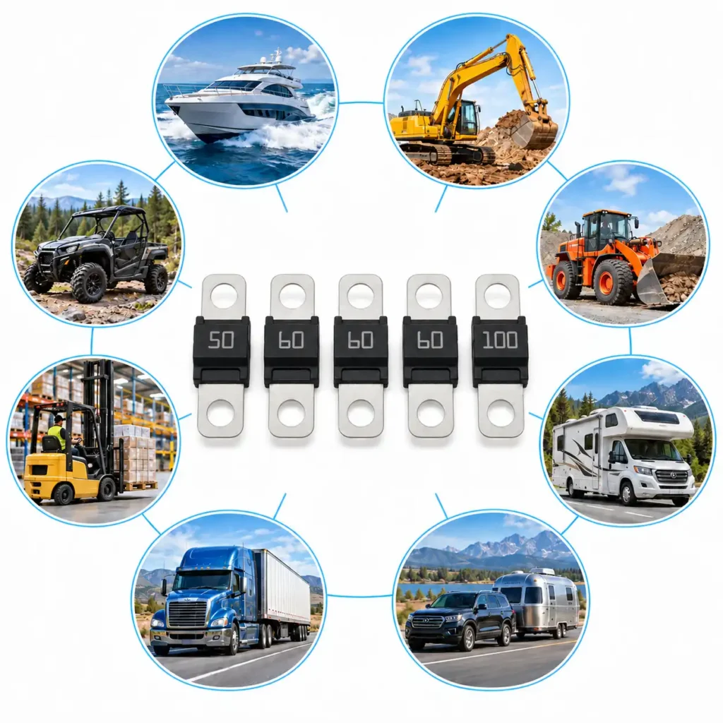 ANS fuse used in automotive battery protection system