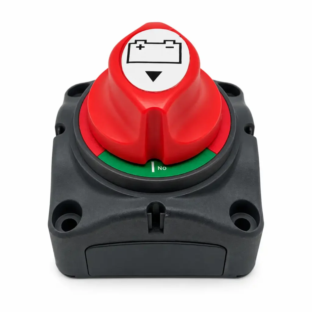 high current battery disconnect switch for DC power systems