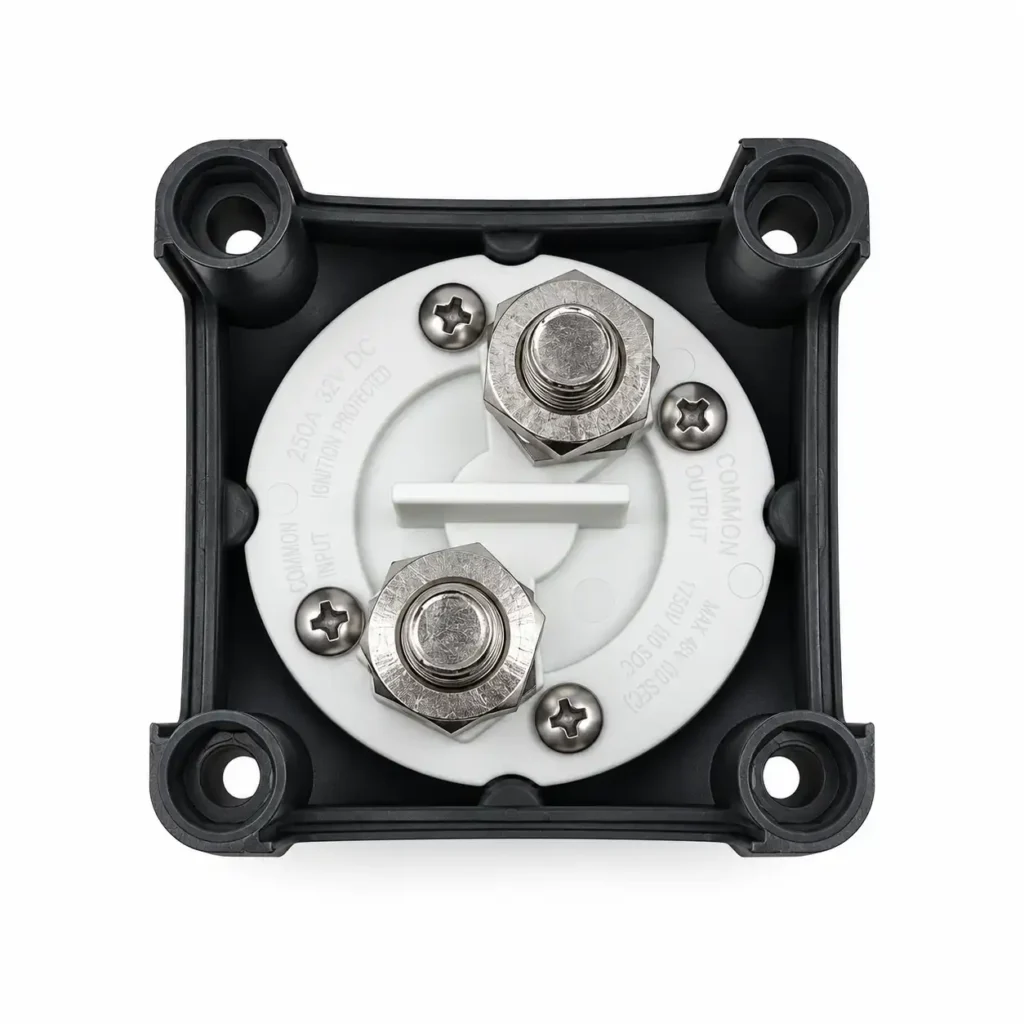 battery disconnect switch terminal connection details