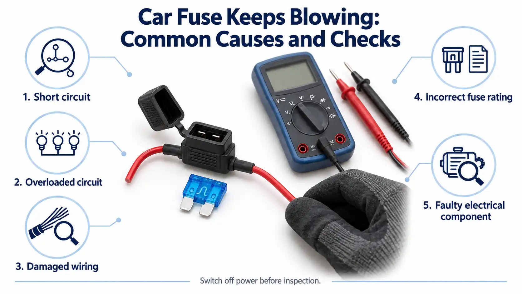 Car fuse keeps blowing troubleshooting guide for automotive electrical problems