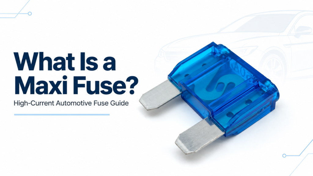 maxi fuse guide for high current automotive electrical applications