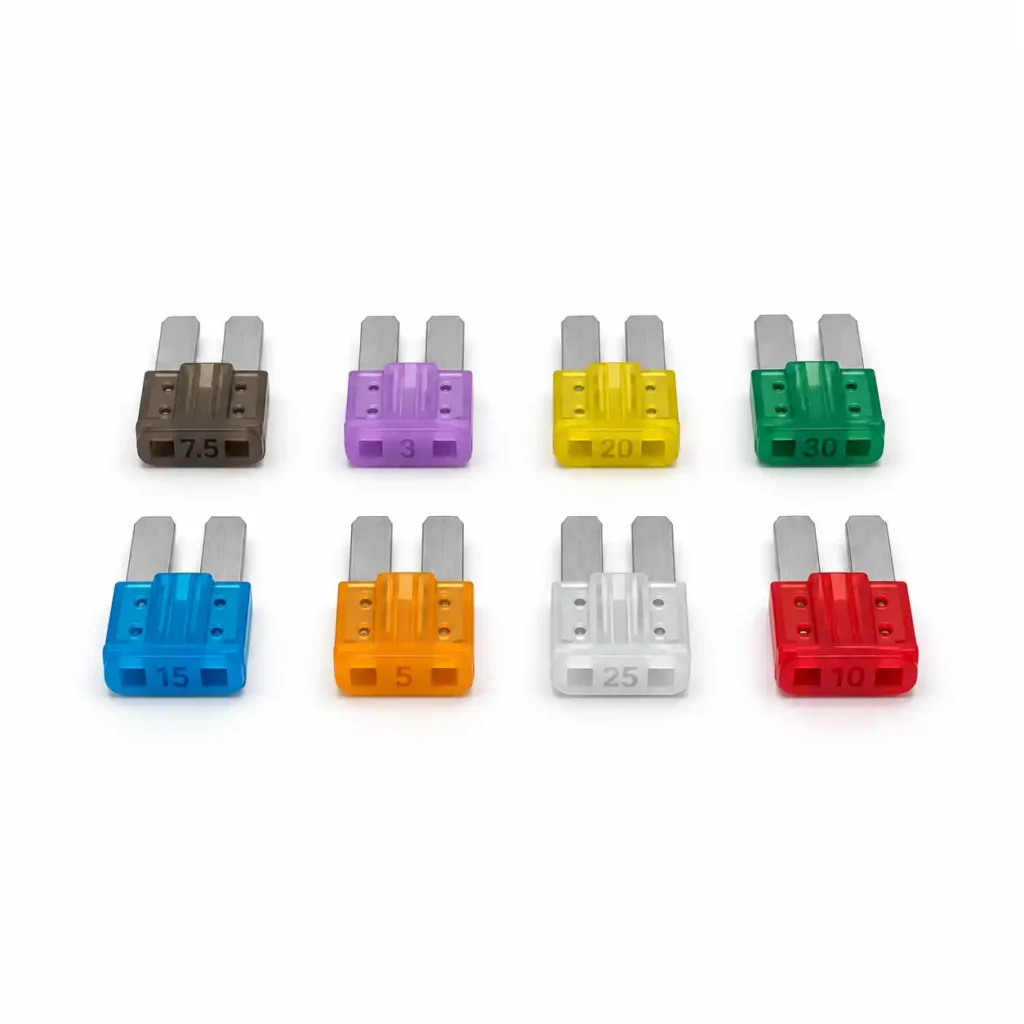 micro2 blade fuse product view with compact automotive fuse design