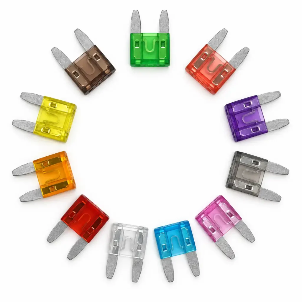 mini blade fuse for automotive DC circuit protection