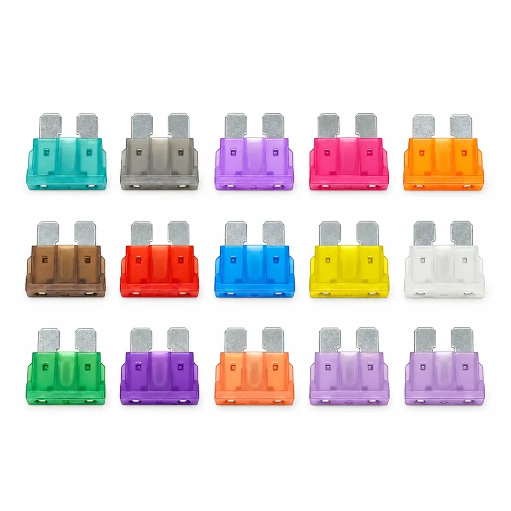 nylon standard blade fuse for 32V and 48V automotive circuit protection