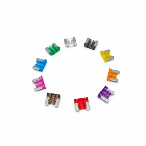 plastic body micro blade fuse for automotive DC circuit protection