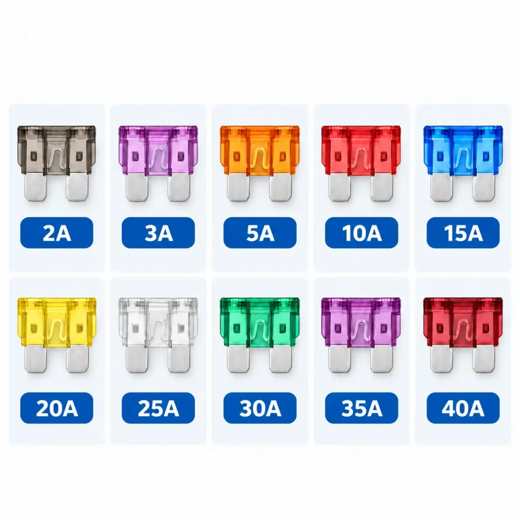 standard blade fuse for 32V and 48V automotive circuit protection