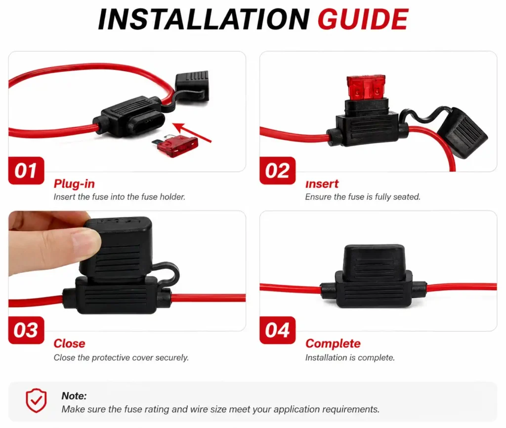 Automotive blade fuse replacement guide for safe vehicle fuse replacement